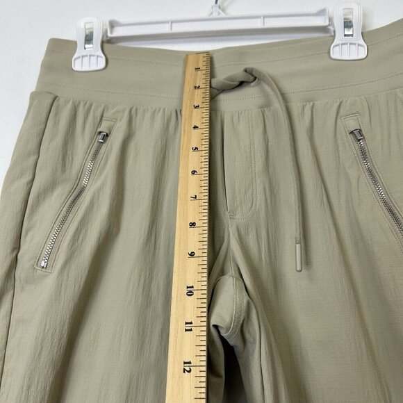 Athleta Trekkie North Joggers Womens Size 6 Beige Nylon Hiking Pants - Picture 7 of 9